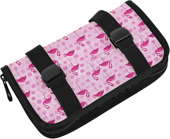 Car Tissue Holder Car Visor Organizer Tissue Box Holder for Car Sun Visor Organizer with Car Vehicle Accessories Essentials Interior for Women Men Pink Flamingos and Polka Dots