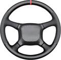 MEWANT DIY Steering Wheel Cover for Chevy Silverado 1500 Astro Blazer C/K Made of PU Carbon Fiber Embossed Faux Leather