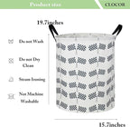 CLOCOR Kids Laundry Basket,Waterproof Baby Boys Nursery Hamper,Collapsible Fabric Storage Container,Toys Bin,Room Decor,Gift 
