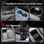 Car Cup Holder Expander Expandable Cup Holder for Car Universal fit Stanley Yeti Water Bottle Large Cups 14/24/36/46oz Cup Holder Extender
