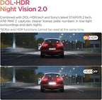 VIOFO Dash Cam A119 Mini 2, STARVIS 2 Sensor, 2K 60fps/HDR 30fps Voice Control Car Dash Camera with 5GHz Wi-Fi GPS, Night Vis