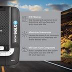 Escort MAX 360 Laser Radar Detector - GPS, Directional Alerts, Dual Antenna Front and Rear, Bluetooth Connectivity, Voice Ale