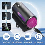 Car Air Freshener Diffuser, Portable Intelligent Car Aroma Diffuser with 3 Adjustable Modes, Rechargeable Car Aromatherapy Ma