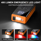 Jump Starter with Air Compressor, 4000A 180PSI, Portable Car Battery Jump Starter (All Gas/12L Diesel) 12V Automobile Jump