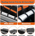 Mupera Car Rooftop Cargo Carrier, 20 Cubic Feet Waterproof PVC Roof Rack Cargo Carrier with Anti-Slip Mat, Combination Lock, Storage Bag, Suitable for Vehicles with or Without Roof Rack