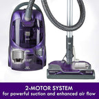 Kenmore 600 Series Pet Friendly Lightweight Bagged Canister Vacuum with Pet PowerMate, Pop-N-Go Brush, 2 Motors, HEPA Filter,