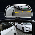 Blind Spot Mirror, Wide Angle HD Glass Rearview Mirror Adjustable Universal for Cars SUV and Trucks, 5.7inch*2.5inch, Sliver