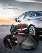 Left Driver Side View Mirror Cover Cap Trim Shell Fits for Chevrolet Chevy Cruze 2017 2018 2019, ABS Side Mirror Cap Replacement