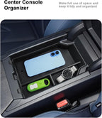 ECOZEN 2026 BMW X3 Center Console Organizer Set - 3 Pcs Center Console Organizer + Hidden Organizer Box + Behind Screen Organizer Tray For 2025-2026 BMW X3 30 xDrive/M50 xDrive Accessories