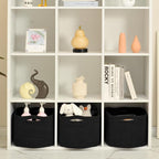 ICERZCZ Large Storage Baskets for Organizing Shelves, Woven Cotton Rope Bins for Baby Nursery Organization, Book Toy Towel Or