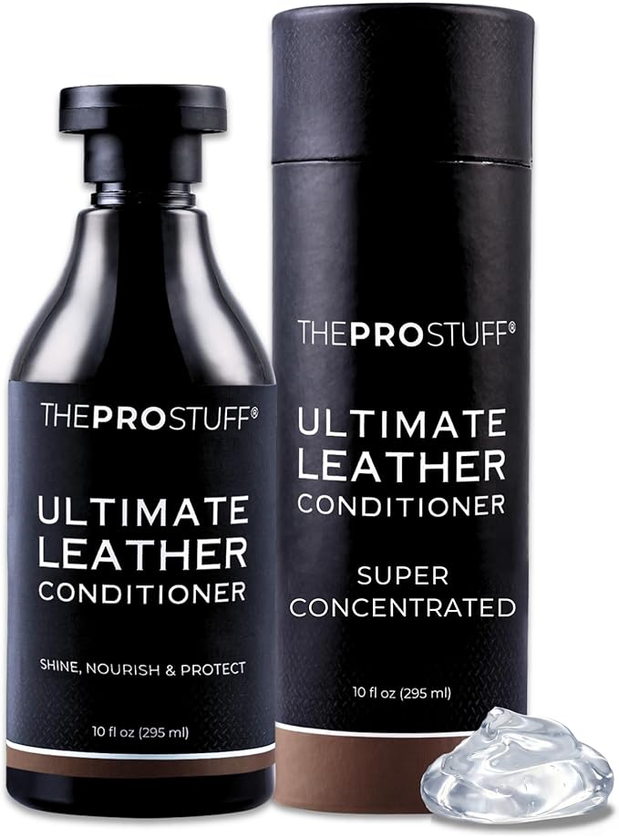 The Pro Stuff® Ultimate Leather Conditioner for Car Interior & Seats | UV Protection, Deep Restoration and Shine | Easy Apply