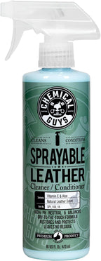 Chemical Guys Sprayable Leather Cleaner and Conditioner in One - Cleans, Conditions, and Protects Leather, Vinyl, Faux & More
