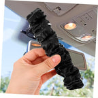 Cabilock Bling Rearview Mirror Cover Car Mirror Accessories Pu Scratch Resistant Elegant Car Interior