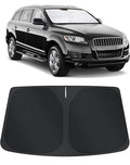 TINGLU Sun Shade for Audi Q7 2007-2015 Accessories Windshield Sun Shade Window Shade UV Rays Protection Sun Visor Cover with Steering Wheel Sunshade Storage Bag