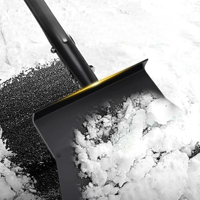 Ice Scraper for Driveway, 206 Upgraded Snow Shovel Heavy-Duty Multi-Purpose Garden Scraper & Ice Breaker, Long Handle Steel Ice Chopper Snow Remover Tool for Sidewalks Steps Outdoor