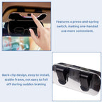 Evankin Universal Car Accessories Car Sun Visor Glasses Holder,Car Sun Visor Organizer Sunglasses Holder Clip On Sun Visor Secure Clip for Sunglasses