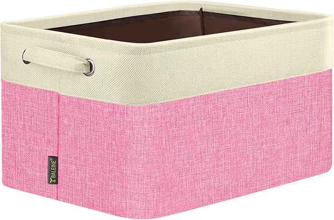 BALEINE 1 Pack Fabric Closet Storage Bins for Shelves, Linen Closet Organizers and Storage, Decorative Baskets for Organizing