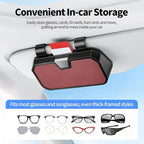 Sunglasses Holder for Car Visor Leather Eyeglasses Organizer Case for BMW X3 X5 X7 X1 3 4 2 5 Series Accessories