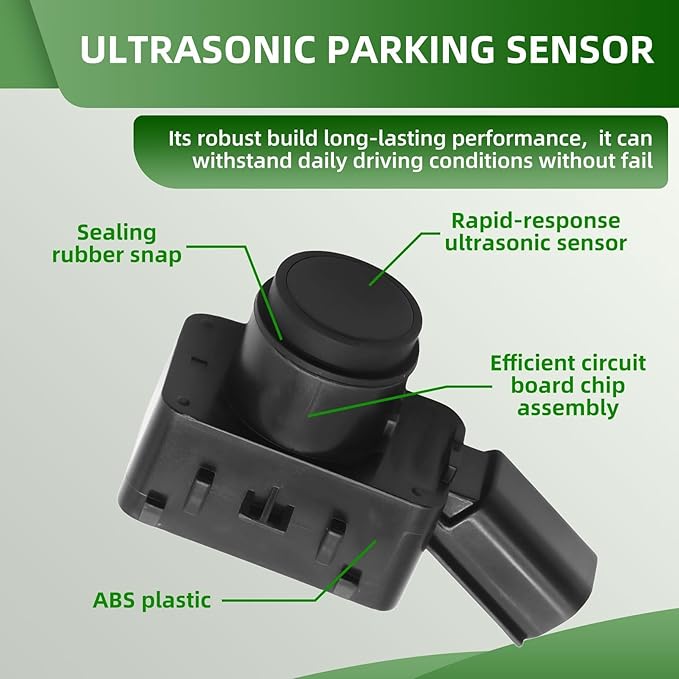 Ultrasonic Parking Sensor Compatible with LS LX NX RX UX 2020-2024 & Camry Corolla GR Corolla Mirai R-AV4 Sequoia Sienna Tundra Venza BZ4X 2021-2025 Replaces 8934150080C0