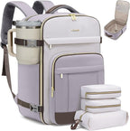 LOVEVOOK 40L Travel Backpack for Women & Men - 17.3 Inch Carry On Backpack & Personal Item Backpack for Airlines, Spacious an