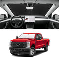Custom Fit Windshield Sun Shade for Ford F150 F250 F350 F450 2015-2026, Blocks UV & Heat, Front Window Sunshade Accessories, Easy Fold & Store Keep Your Car Cooler