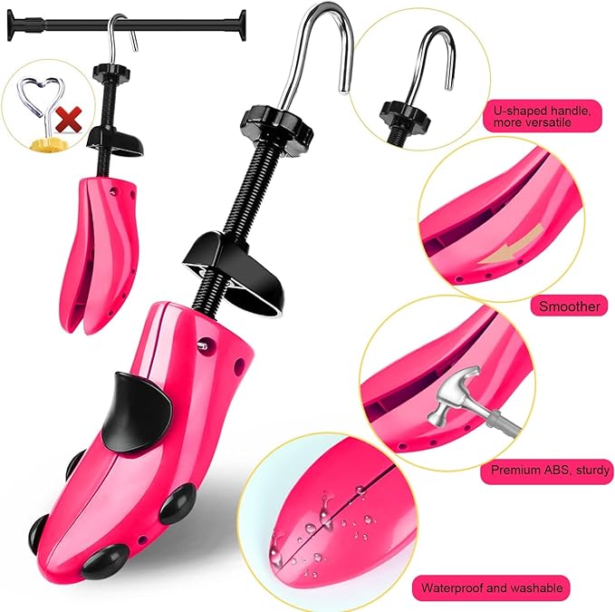 eachway Shoe Stretcher Shoe Trees,Adjustable Length & Width for Men and Women（For Women's 5.5-10
