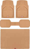 Motor Trend FlexTough Defender Floor Mats for Cars & TrunkShield Trunk Mat Set, Next-Gen Deep Dish Heavy Duty Car All Weather, Rubber Set Auto Truck Van SUV B09VYBHPDK