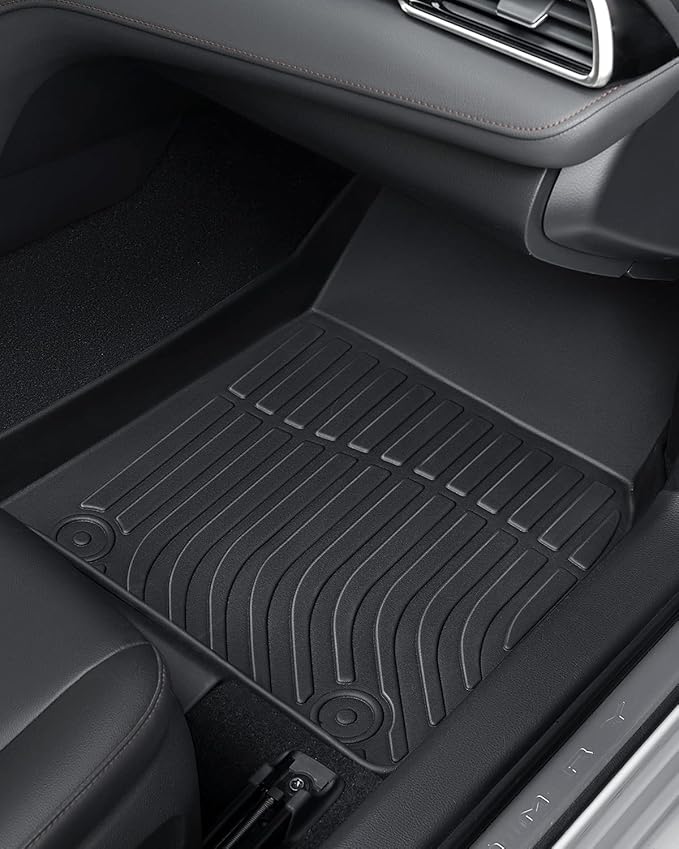 2024 2023 for Toyota Camry 8th Floor Mats, 2022 2021 2020 2019 2018 FWD, TPE All Weather Waterproof Anti-Slip Front & Rear 2nd Seat & Cargo Liner Trunk Mat(Not Fit for Hybrid or AWD), Car Accessories