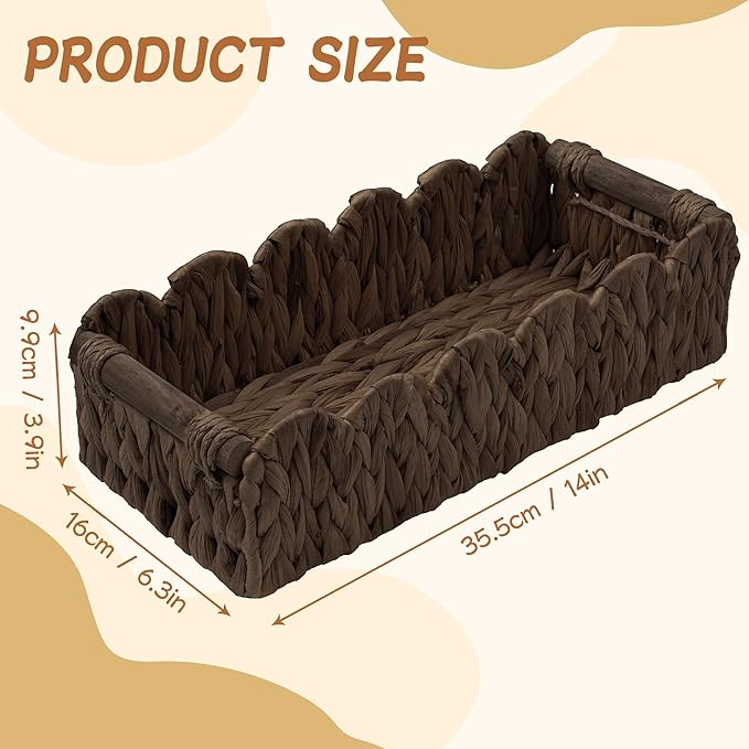 Toilet Paper Storage Basket Bathroom Counter Organizer Wicker Baskets for Organizing Cute Basket for Bedroom Nursery Room Kit