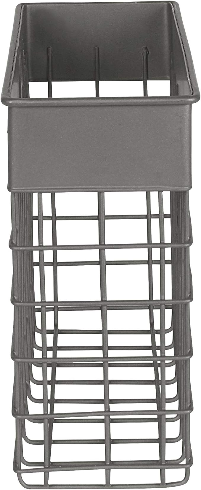 Spectrum Mail Sorter Organizer Wall Mount, Vintage Wall Basket, Office Entryway Mail Holder for Letters Bills Catalogs Files,