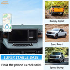 Aunginsy Dashboard Magnetic Phone Holder Compatible with Ford Maverick 2022-2024, Car 8-inch Navigation Screen Upper Panel Fixed Clip Mobile Phone Mount for Most Cell Smartphone Bracket Accessories