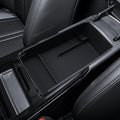 for Model 3 Center Console Organizer Armrest Tray Middle Storage Box Insert Container Durable ABS Plastic Accessories 2024 2025