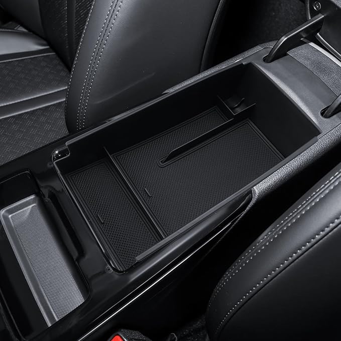 for Model 3 Center Console Organizer Armrest Tray Middle Storage Box Insert Container Durable ABS Plastic Accessories 2024 2025