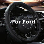 Yangday Leather Steering Wheel Cover for Ford F150 F250 F350, 15.5-16 inches Car Steering Wheel Cover with Anti-Slip Massage 