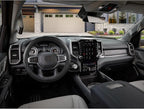 West Llama Customized Auto Car Steering Wheel Cover for Dodge RAM 1500 2500 3500, 15.5-16 inch (Black-Large Size)
