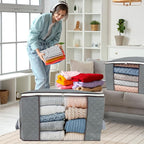 combocube Comforter Storage Bag and Under Bed Storage Containers Bundle (7-Piece Set)