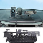 Aunginsy Center Console Dash Storage Organizer Tray Compatible with Toyota Tundra/Sequoia 2022-2026, Dashboard Storage Box with Phone Holder/Walkie-Talkie Stand/Radio Stand Insert Mounted Accessories