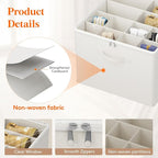 Lifewit Shoe Storage Organizer for Closet, Fabric Large Shoe Box Storage Containers with Clear Cover, Foldable Bins for Boots