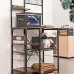 Homsorout Stackable Storage Bins with Lids - Medium Storage Box with Lids, Foldable Closet Boxes for Organizing, Wardrobe Clo
