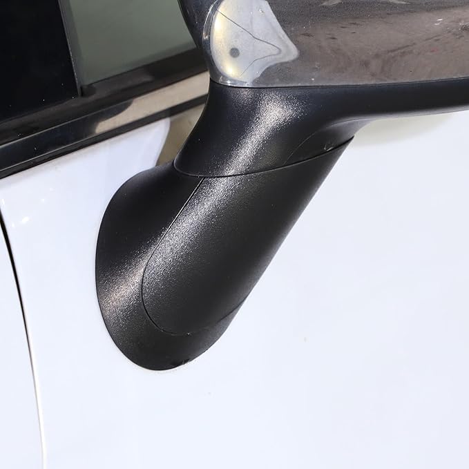 1 Pcs Side Mirror Arm Cover,Left/Right Mirror Stem Cap,Fit for Fiat 500/Fiat 500 Convertible/Abarth 595/Abarth 695 735450654 735450655 0735642839,Car Mirror Cover Housing,Replacement (Left)