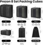 Compression Packing Cubes for Travel, Lightweight Vacation Travel Essentials, Travel Accessories for Suitcase Organizer Bags 