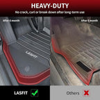 LASFIT 2018-2024 BMW X3 Floor Mats & Trunk Mat, Custom Fit TPE All Weather Car Liners Full Set for x3 30i/M/M40i/M Competition Accessories, Waterproof & Anti-Slip (Don't Fit X3 30e)