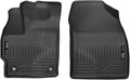 Husky Liners Weatherbeater Floor Mats | Fits 2015 Toyota Prius | Front Row, 2-pc Black - 17341