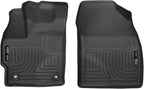 Husky Liners Weatherbeater Floor Mats | Fits 2015 Toyota Prius | Front Row, 2-pc Black - 17341