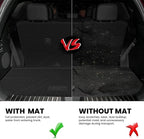 LASFIT Cargo Trunk Mat & Backrest Mats for Hyundai Palisade 2025 2024 2023 2022 2021 2020 All Weather TPE Custom Fit Car Trunk Mats Cargo Liner & Seatback Mats Accessoires, Black