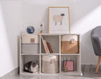 voten Storage Cubes Baskets Bins Organizer 11x11x11'' Fit 12x12''Cube Storage Organizer Bookcases Shelves,Durable Woven Cotto