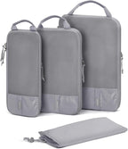 BAGSMART 6 Set /4 Set/2 Set Compression Packing Cubes for Travel, Lightweight Luggage Organizer Bags, Durable Space Saver Bag