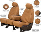 Covercraft Carhartt SeatSaver Custom Seat Covers for 2019-2026 Chevrolet Silverado/GMC Sierra 1500, 2020-2026 2500/3500-1st R