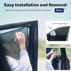 Magnetic Car Side Window Sun Shade Car Window Shade for Driver Side Small Size Fit SUVs and Compact Cars Highlander Corolla CRV RAV4 Silverado Tacoma