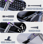 Car Vacuum Portable Cordless 20000PA High Power 4-in-1 Compressed Air Duster & Air Blower & Pump Hand Held Vacuum with Brushl